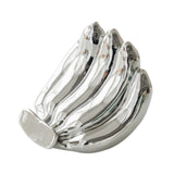Maxbell Phone Stand Bananas Sculpture Cute Phone Holder for Living Room Wedding Home Silver