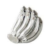 Maxbell Phone Stand Bananas Sculpture Cute Phone Holder for Living Room Wedding Home Silver