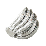 Maxbell Phone Stand Bananas Sculpture Cute Phone Holder for Living Room Wedding Home Silver