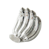 Maxbell Phone Stand Bananas Sculpture Cute Phone Holder for Living Room Wedding Home Silver