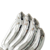 Maxbell Phone Stand Bananas Sculpture Cute Phone Holder for Living Room Wedding Home Silver