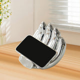 Maxbell Phone Stand Bananas Sculpture Cute Phone Holder for Living Room Wedding Home Silver