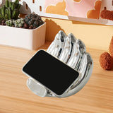 Maxbell Phone Stand Bananas Sculpture Cute Phone Holder for Living Room Wedding Home Silver