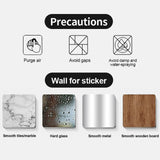 Maxbell 5Pcs Bathroom Wall Mount Hooks Multifunctional for Kitchen Entryway Home Use Brown