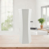 Maxbell Flower Vase Minimalist Easy to Use Ideal Gift Modern Simple Desktop Ornament White
