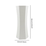 Maxbell Flower Vase Minimalist Easy to Use Ideal Gift Modern Simple Desktop Ornament White