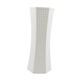 Maxbell Flower Vase Minimalist Easy to Use Ideal Gift Modern Simple Desktop Ornament White