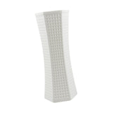 Maxbell Flower Vase Minimalist Easy to Use Ideal Gift Modern Simple Desktop Ornament White