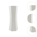 Maxbell Flower Vase Minimalist Easy to Use Ideal Gift Modern Simple Desktop Ornament White