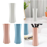 Maxbell Flower Vase Minimalist Easy to Use Ideal Gift Modern Simple Desktop Ornament White