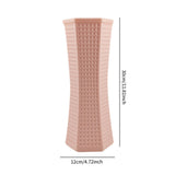 Maxbell Flower Vase Minimalist Easy to Use Ideal Gift Modern Simple Desktop Ornament Pink