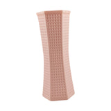Maxbell Flower Vase Minimalist Easy to Use Ideal Gift Modern Simple Desktop Ornament Pink