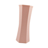 Maxbell Flower Vase Minimalist Easy to Use Ideal Gift Modern Simple Desktop Ornament Pink