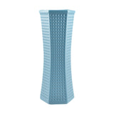 Maxbell Flower Vase Minimalist Easy to Use Ideal Gift Modern Simple Desktop Ornament Blue