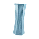 Maxbell Flower Vase Minimalist Easy to Use Ideal Gift Modern Simple Desktop Ornament Blue