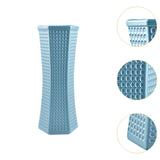 Maxbell Flower Vase Minimalist Easy to Use Ideal Gift Modern Simple Desktop Ornament Blue