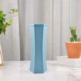 Maxbell Flower Vase Minimalist Easy to Use Ideal Gift Modern Simple Desktop Ornament Blue
