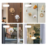 Maxbell Shopkeepers Bell Unique when Door Opens for Nail Salon Office Indoor Outdoor Brown