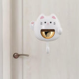 Maxbell Shopkeepers Bell Unique when Door Opens for Nail Salon Office Indoor Outdoor white