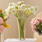 Maxbell Clear Vase for Centerpieces Modern Transparent for Living Room Desktop Party Style A