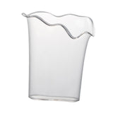 Maxbell Clear Vase for Centerpieces Modern Transparent for Living Room Desktop Party Style C