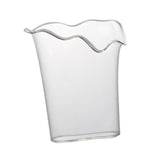 Maxbell Clear Vase for Centerpieces Modern Transparent for Living Room Desktop Party Style C