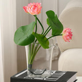 Maxbell Clear Vase for Centerpieces Modern Transparent for Living Room Desktop Party Style C