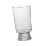 Maxbell Clear Vase for Centerpieces Modern Transparent for Living Room Desktop Party Style D