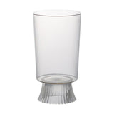 Maxbell Clear Vase for Centerpieces Modern Transparent for Living Room Desktop Party Style D