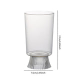 Maxbell Clear Vase for Centerpieces Modern Transparent for Living Room Desktop Party Style D