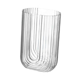 Maxbell Clear Vase for Centerpieces Modern Transparent for Living Room Desktop Party Style E