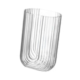 Maxbell Clear Vase for Centerpieces Modern Transparent for Living Room Desktop Party Style E