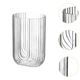 Maxbell Clear Vase for Centerpieces Modern Transparent for Living Room Desktop Party Style E