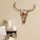 Maxbell Figurine Simulation Ornament Artwork Wall Art for Kitchen Office Living Room Gold
