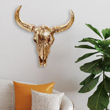 Maxbell Figurine Simulation Ornament Artwork Wall Art for Kitchen Office Living Room Gold