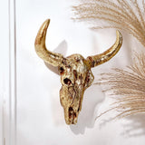 Maxbell Figurine Simulation Ornament Artwork Wall Art for Kitchen Office Living Room Gold