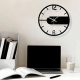 Maxbell Wall Clock Modern Practical Acrylic Ornament for Hotel Dining Room Farmhouse