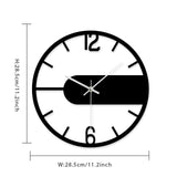 Maxbell Wall Clock Modern Practical Acrylic Ornament for Hotel Dining Room Farmhouse