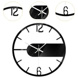 Maxbell Wall Clock Modern Practical Acrylic Ornament for Hotel Dining Room Farmhouse