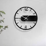 Maxbell Wall Clock Modern Practical Acrylic Ornament for Hotel Dining Room Farmhouse