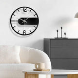 Maxbell Wall Clock Modern Practical Acrylic Ornament for Hotel Dining Room Farmhouse