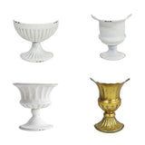 Maxbell Oil Painting Half Vase Easy to Install Rustic Unique Oil Painting Decoration Style A