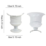 Maxbell Oil Painting Half Vase Easy to Install Rustic Unique Oil Painting Decoration Style B