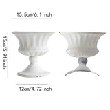Maxbell Oil Painting Half Vase Easy to Install Rustic Unique Oil Painting Decoration Style C