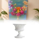 Maxbell Oil Painting Half Vase Easy to Install Rustic Unique Oil Painting Decoration Style C