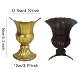 Maxbell Oil Painting Half Vase Easy to Install Rustic Unique Oil Painting Decoration Style D