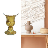 Maxbell Oil Painting Half Vase Easy to Install Rustic Unique Oil Painting Decoration Style D