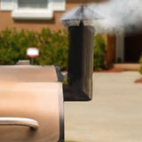 Maxbell Grill Smoke Stack Chimney Black High Reliability Repair Parts Sturdy