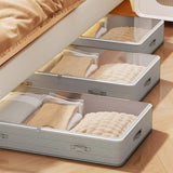 Maxbell Under Bed Storage Container 30L Closet Organizer for Quilts Pillows Clothing 1 Piece