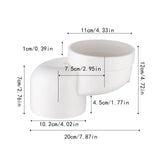 Maxbell Toilet Seat Shifter Professional Anti Blocking Easy Install Bathroom Fixture 7.5cm Shift